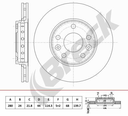 Renault Scénic III 1.5 dCi Front Brake Discs - main image
