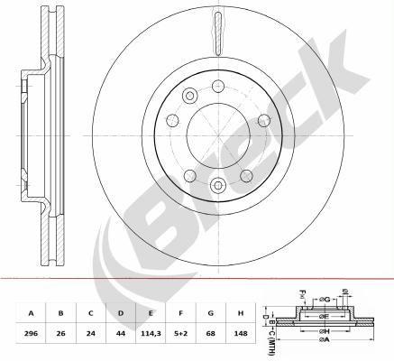 Nissan X-TRAIL III 2.5 ALL MODE 4x4-i Front Brake Discs - main image
