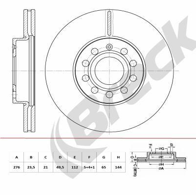SEAT Leon 1.0 TSI Front Brake Discs - main image