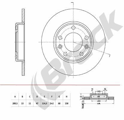 Nissan QASHQAI II 1.6 DIG-T Rear Brake Discs - main image