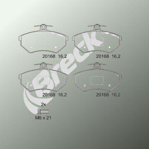 SEAT Ibiza Mk II 1.8 i 16V Front Brake Pads - main image