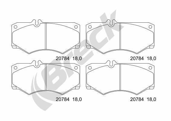 PUCH G-Modell 230 GE Front Brake Pads - main image