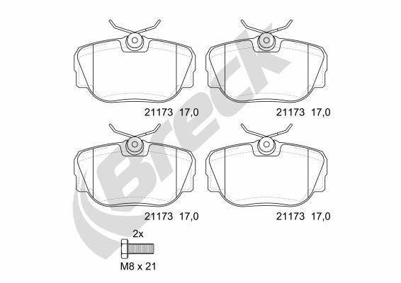 BMW 3 316 i Front Brake Pads - main image