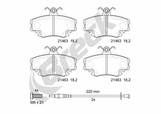 Dacia Logan 1.6 16V Front Brake Pads - main image
