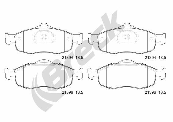 Ford Scorpio Mk II Turnier 2.9 i Front Brake Pads - main image