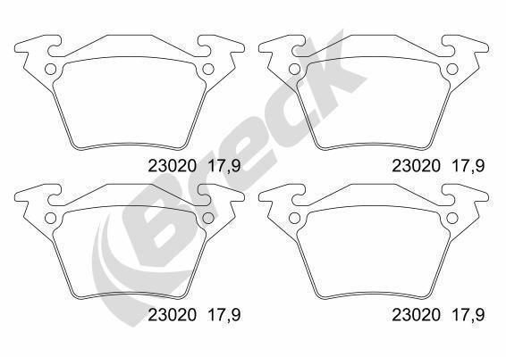 Mercedes-Benz Vito Bus 108 CDI 2.2 Rear Brake Pads - main image