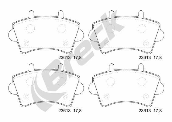 Nissan Interstar Bus dCi 100 Front Brake Pads - main image