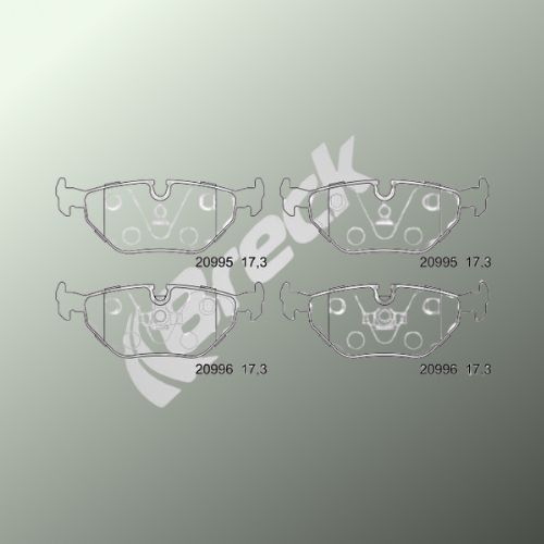 BMW 5 520 i Rear Brake Pads - main image