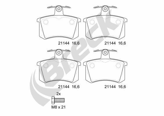 Audi A8 D2 2.5 TDI Rear Brake Pads - main image
