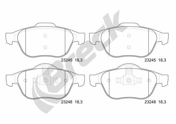Renault Espace Mk IV 2.0 Front Brake Pads - main image