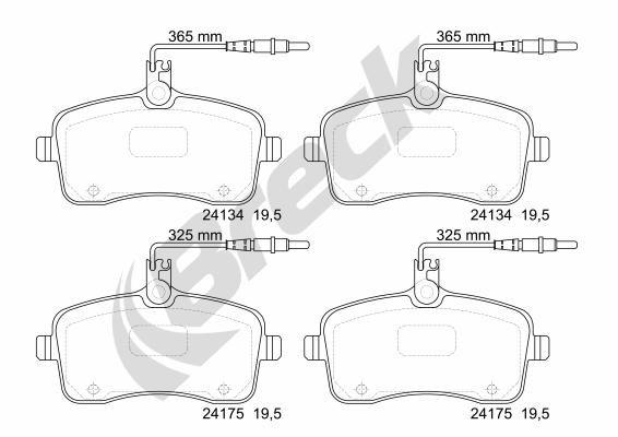 Peugeot 407 2.0 Flex Front Brake Pads - main image
