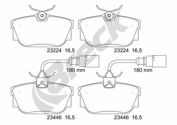 SEAT Alhambra 1.9 TDI 4motion Rear Brake Pads - main image