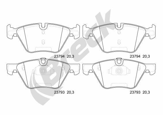 BMW 3 318 i Front Brake Pads - main image