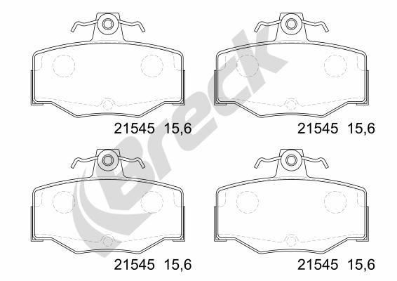 Nissan Almera Mk II 2.2 dCi Rear Brake Pads - main image