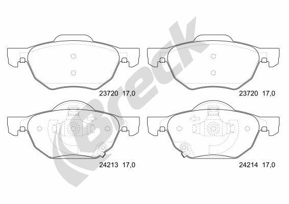 Honda Accord VII 2.4 Front Brake Pads - main image