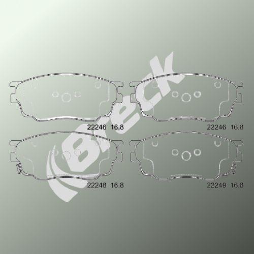 Mazda 6 Hatchback 1.8 Front Brake Pads - main image