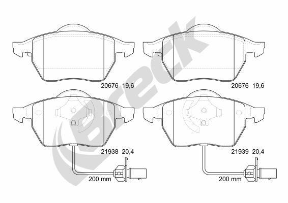BMW Z3 Roadster 2.0 i Rear Brake Pads - main image