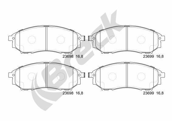 Infiniti G Sedan 37 X Front Brake Pads - main image
