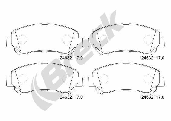 Ford S-Max 2.4 Front Brake Pads - main image