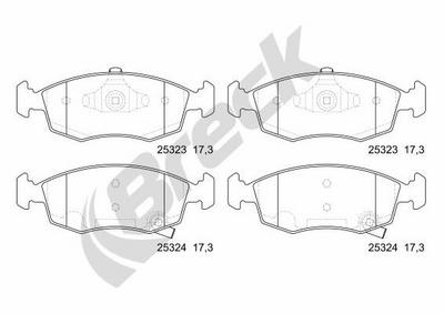 Lancia Ypsilon 0.9 CNG Front Brake Pads - thumbnail image 2