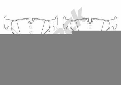 BMW 1 Convertible 118 d Rear Brake Pads - thumbnail image 2