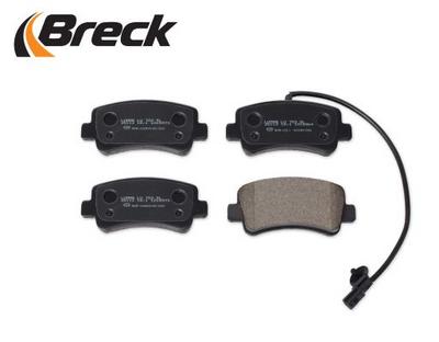 Vauxhall Movano Mk II VAN 2.3 CDTI RWD Rear Brake Pads - thumbnail image 4