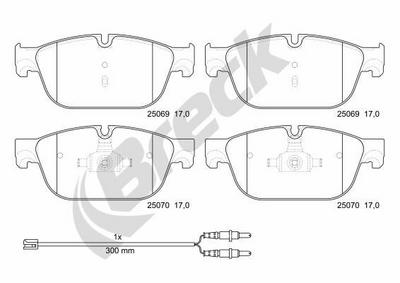 Citroën DS 5 1.6 THP 210 Front Brake Pads - thumbnail image 2