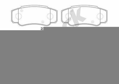 Citroën Relay I Bus 1.9 TD Rear Brake Pads - thumbnail image 2
