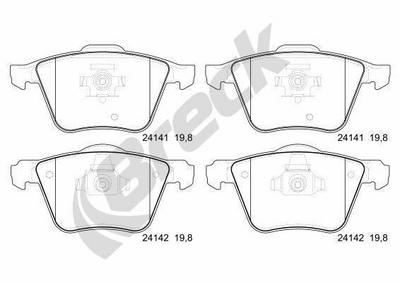 Volvo XC90 I 2.5 T AWD Front Brake Pads - thumbnail image 2