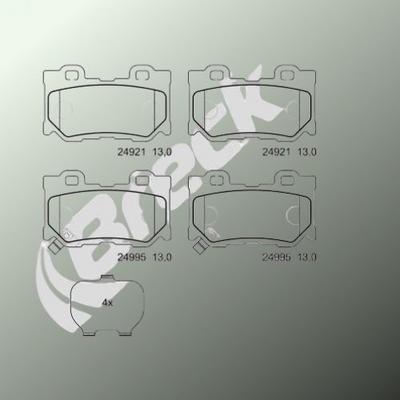 Infiniti FX 30d AWD Rear Brake Pads