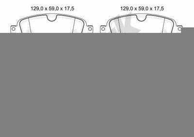 Audi A8 D5 45 TDI Quattro Rear Brake Pads - thumbnail image 2