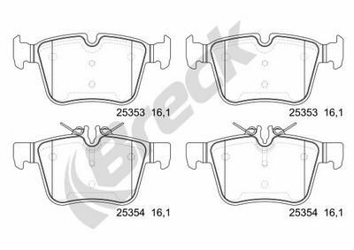 Mercedes-Benz C-Class T-Model C 400 4-matic Rear Brake Pads - thumbnail image 2