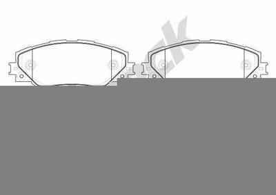 Toyota RAV 4 III 2.0 Front Brake Pads - thumbnail image 2