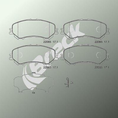 Nissan Qashqai II 1.7 dCi Front Brake Pads - thumbnail image 1