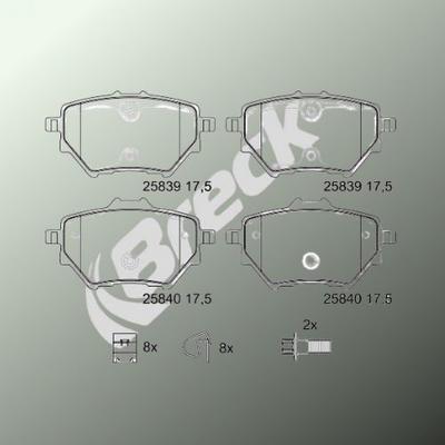Citroën DS 4 II PureTech 130 Rear Brake Pads
