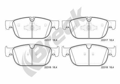 Volvo XC90 II T5 Polestar AWD Front Brake Pads - thumbnail image 2