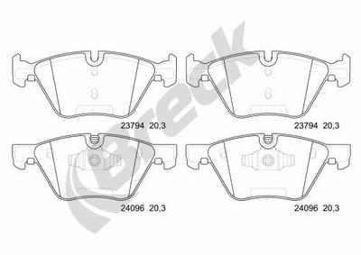 BMW 1 120 i Front Brake Pads - thumbnail image 2