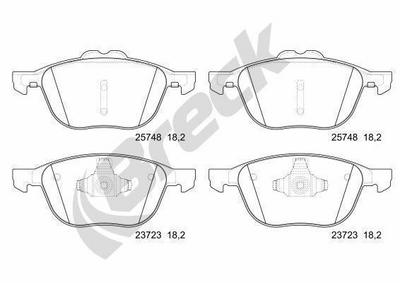 Ford Transit Connect MPV 1.5 EcoBlue Front Brake Pads - thumbnail image 3