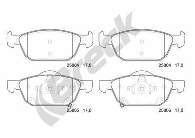 Honda CIVIC X Sedan 1.6 i-DTEC Front Brake Pads - thumbnail image 2