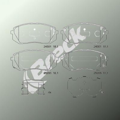 Kia Xceed 1.0 T-GDI Front Brake Pads