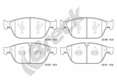 Audi A8 D4 3.0 TDI quattro Front Brake Pads - thumbnail image 2