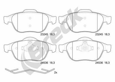 Renault Grand Scénic II 1.5 dCi Front Brake Pads - thumbnail image 2