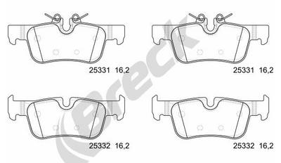 Mini Cooper SE / Electric Rear Brake Pads - thumbnail image 2