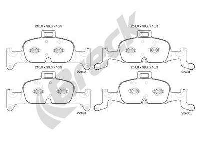 Audi Q5 Sportback 50 TFSI e Quattro Front Brake Pads - thumbnail image 2