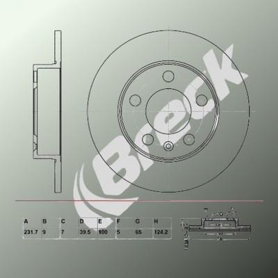 Skoda SCALA 1.0 TGI CNG Rear Brake Discs