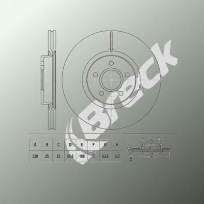 Volvo V50 1.6 D Front Brake Discs