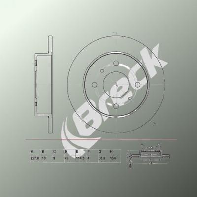 Nissan ALMERA Mk II 1.5 Rear Brake Discs