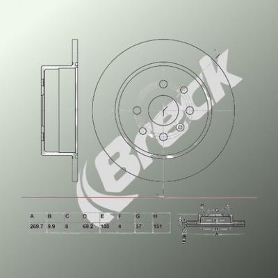 Vauxhall VECTRA Estate 1.8 Dualfuel Rear Brake Discs