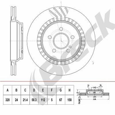 Mercedes-Benz S-Class S 420 CDI Rear Brake Discs - thumbnail image 2
