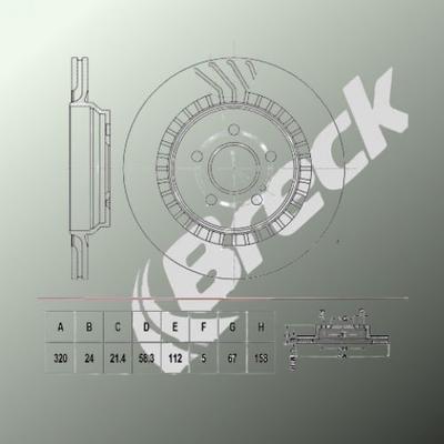 Mercedes-Benz SL 500 Rear Brake Discs